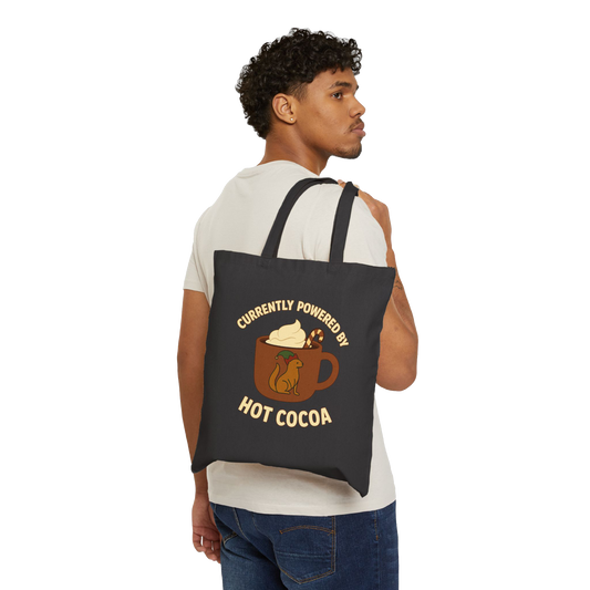 Powered by Hot Cocoa - Canvas Tote Bag