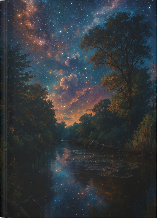 Starlit Canopy Hardcover Journal, Ruled Line